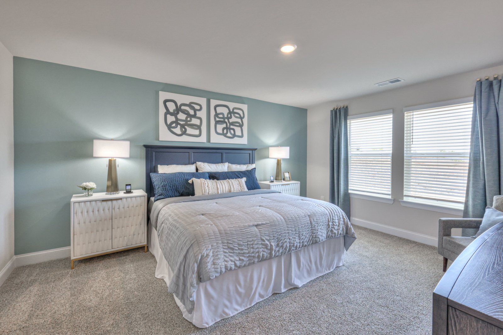 The primary suite offers a private retreat.