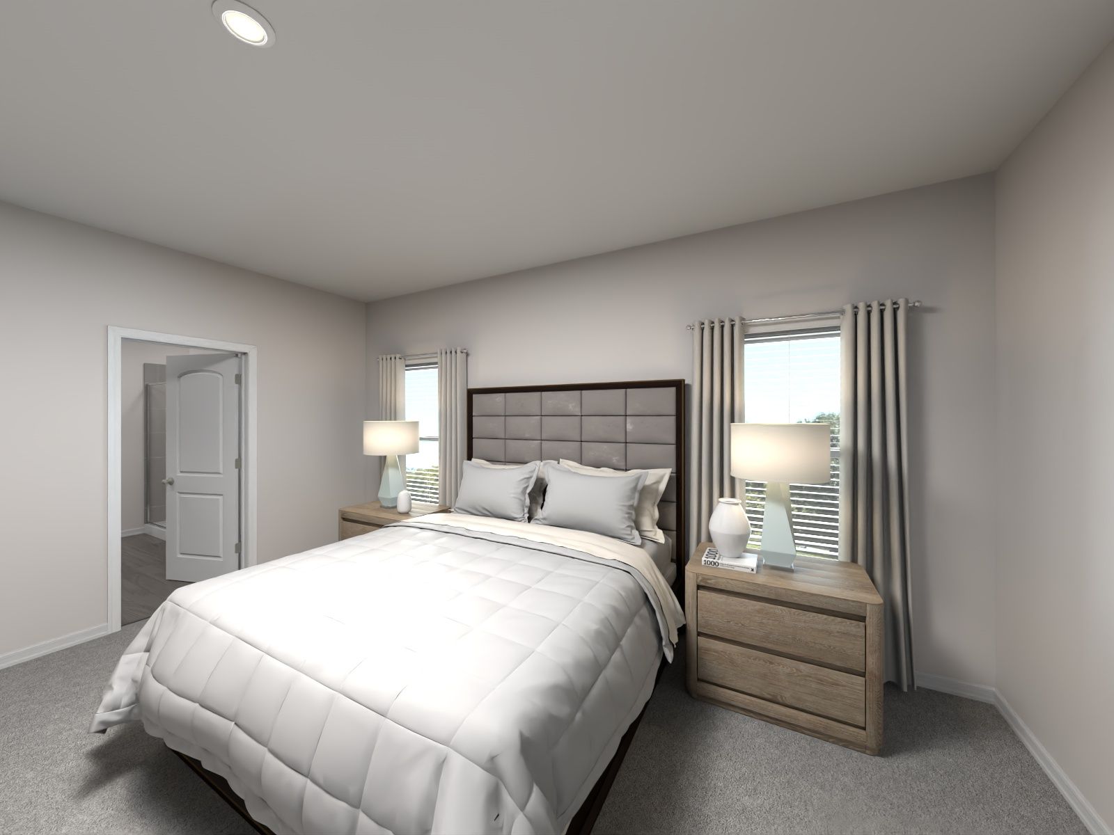 The primary bedroom offers a private retreat.