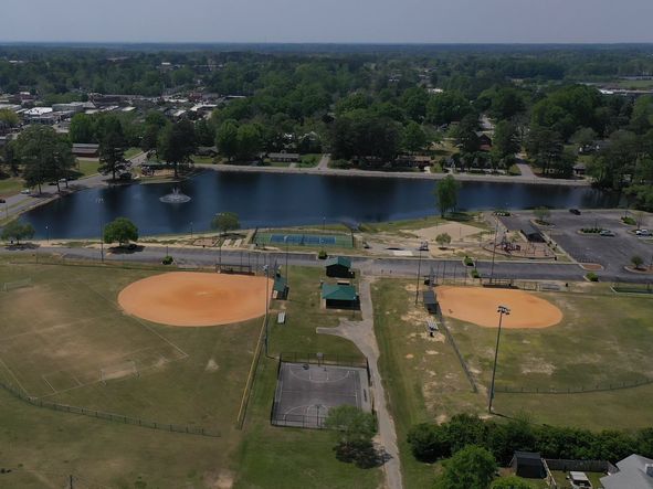 Nearby Jack Marley Park features sports fields and walking trails.