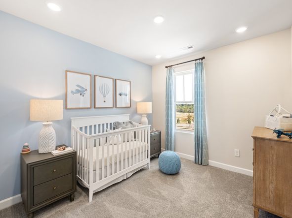 The Dallas floorplan features two secondary bedrooms.