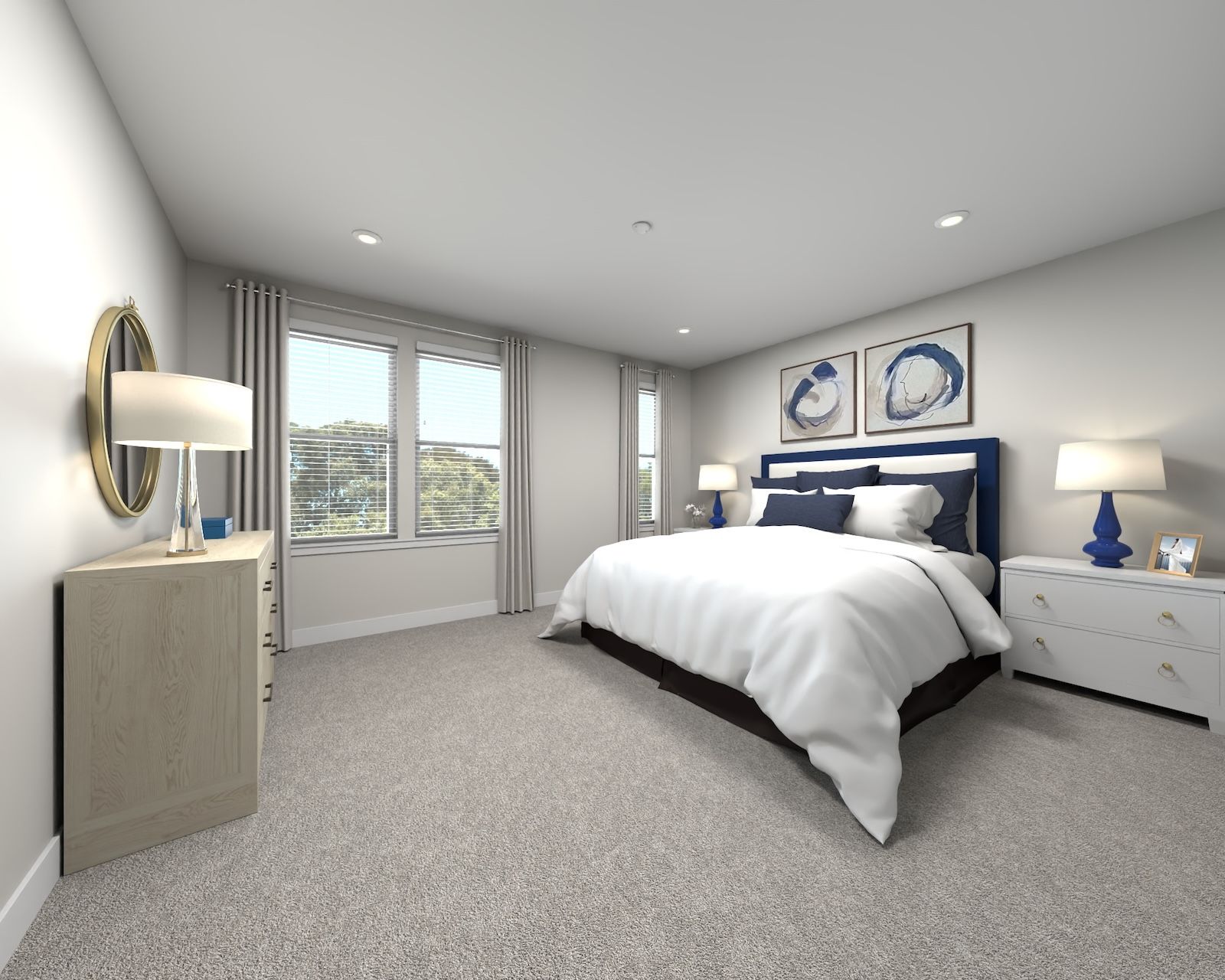 The primary bedroom offers a private retreat.