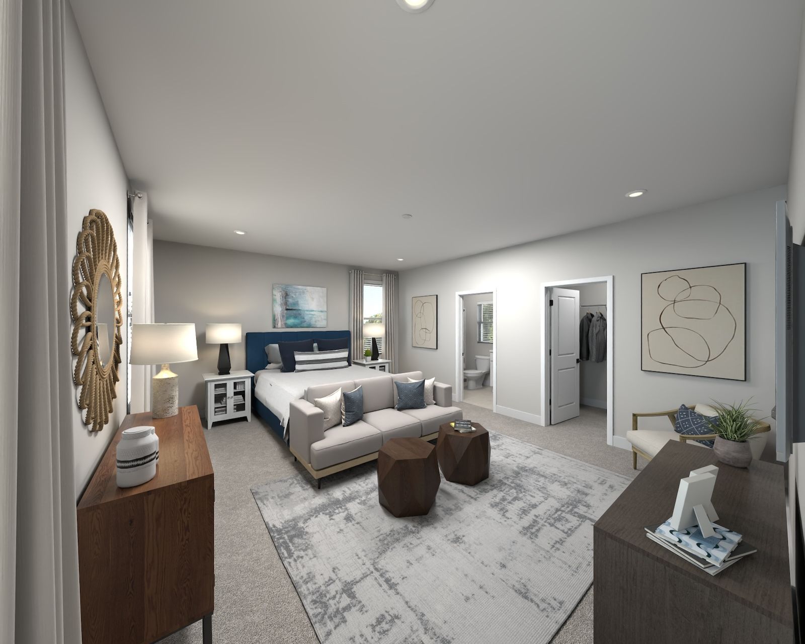 Turn the bonus room into a private guest suite.