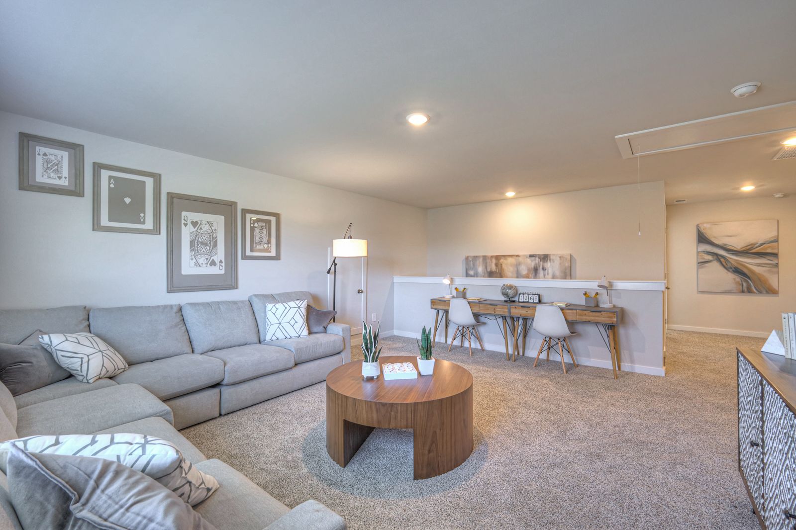 The upstairs loft gives the kids a place to hangout.