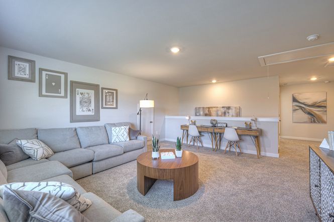The upstairs loft gives the kids a place to hangout.