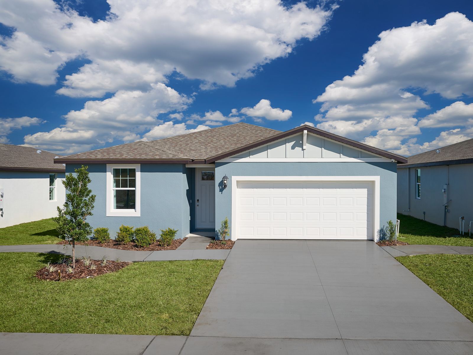 Exterior of the Bluebell model at Benton Hills.