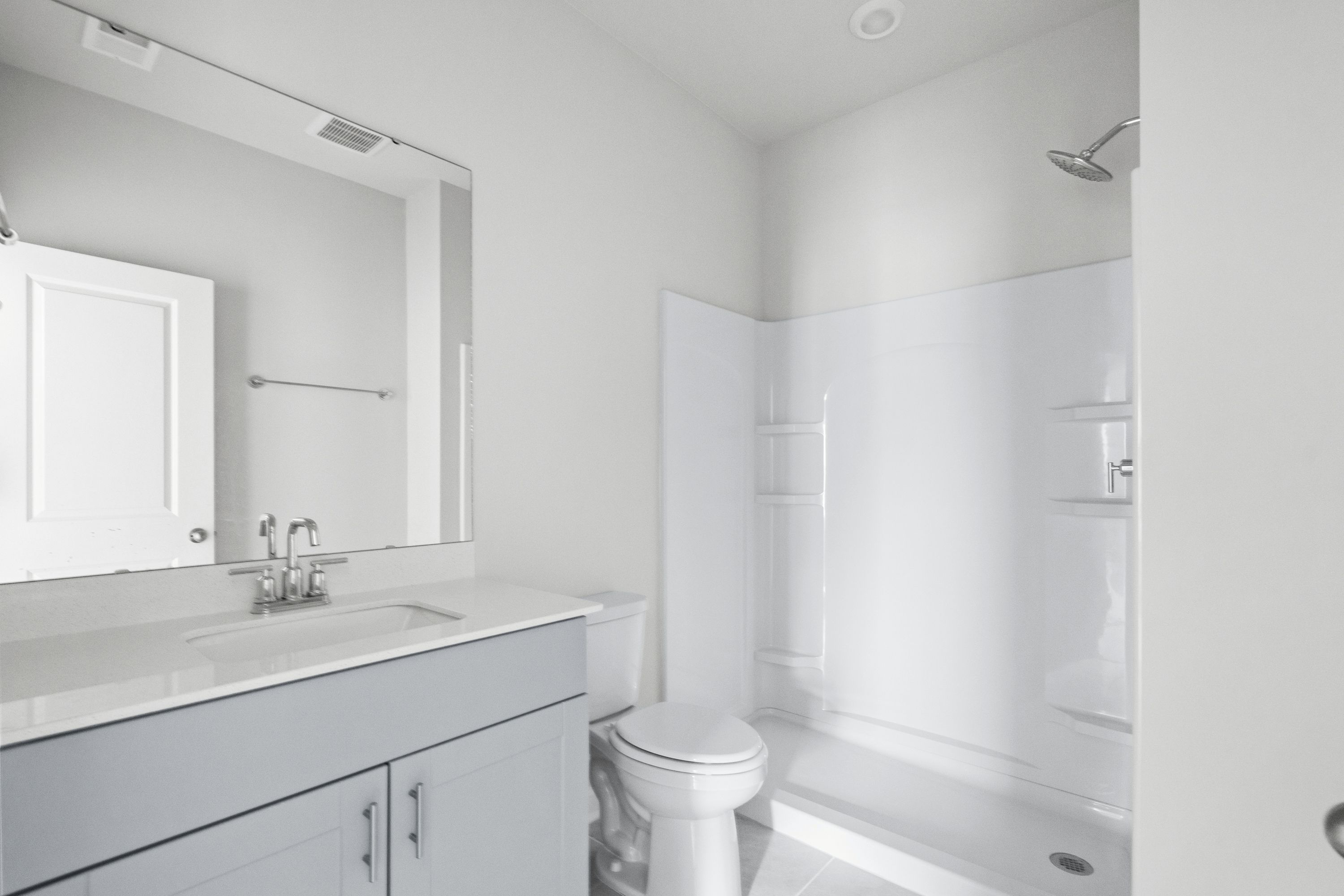 A private bathroom is convenient for family and guests.