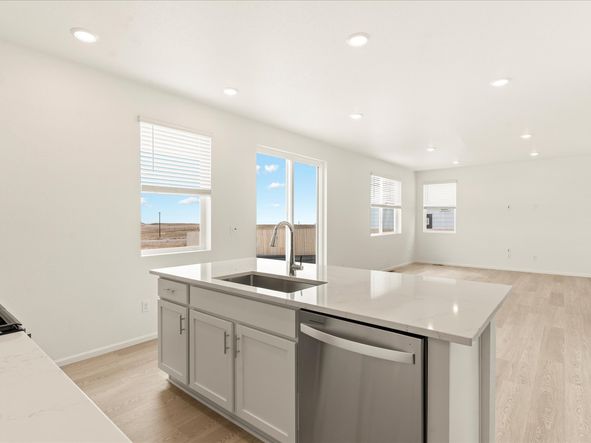 The Chatfield floorplan interior image taken at a Meritage Homes community in Colorado Springs.