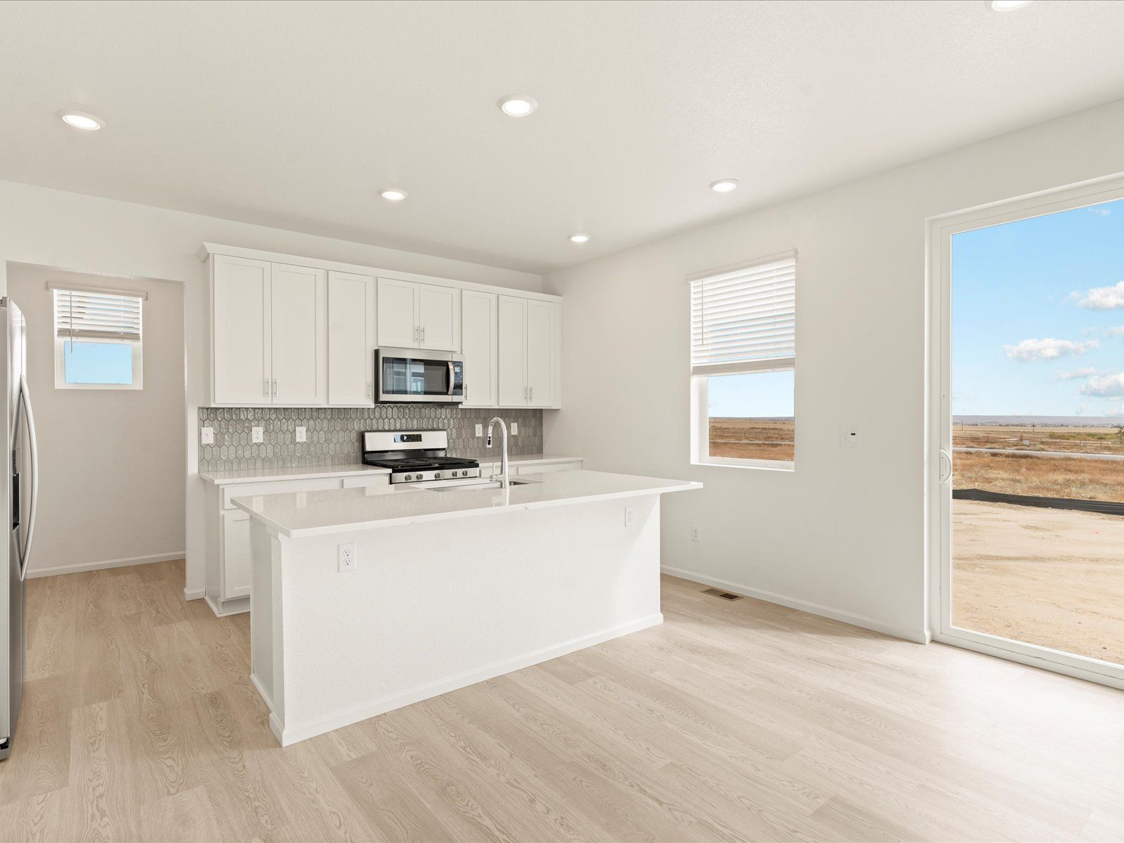 The Chatfield floorplan interior image taken at a Meritage Homes community in Colorado Springs.