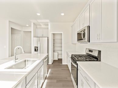 The Monarch floorplan interior image taken at a Meritage Homes community in Colorado Springs, CO.