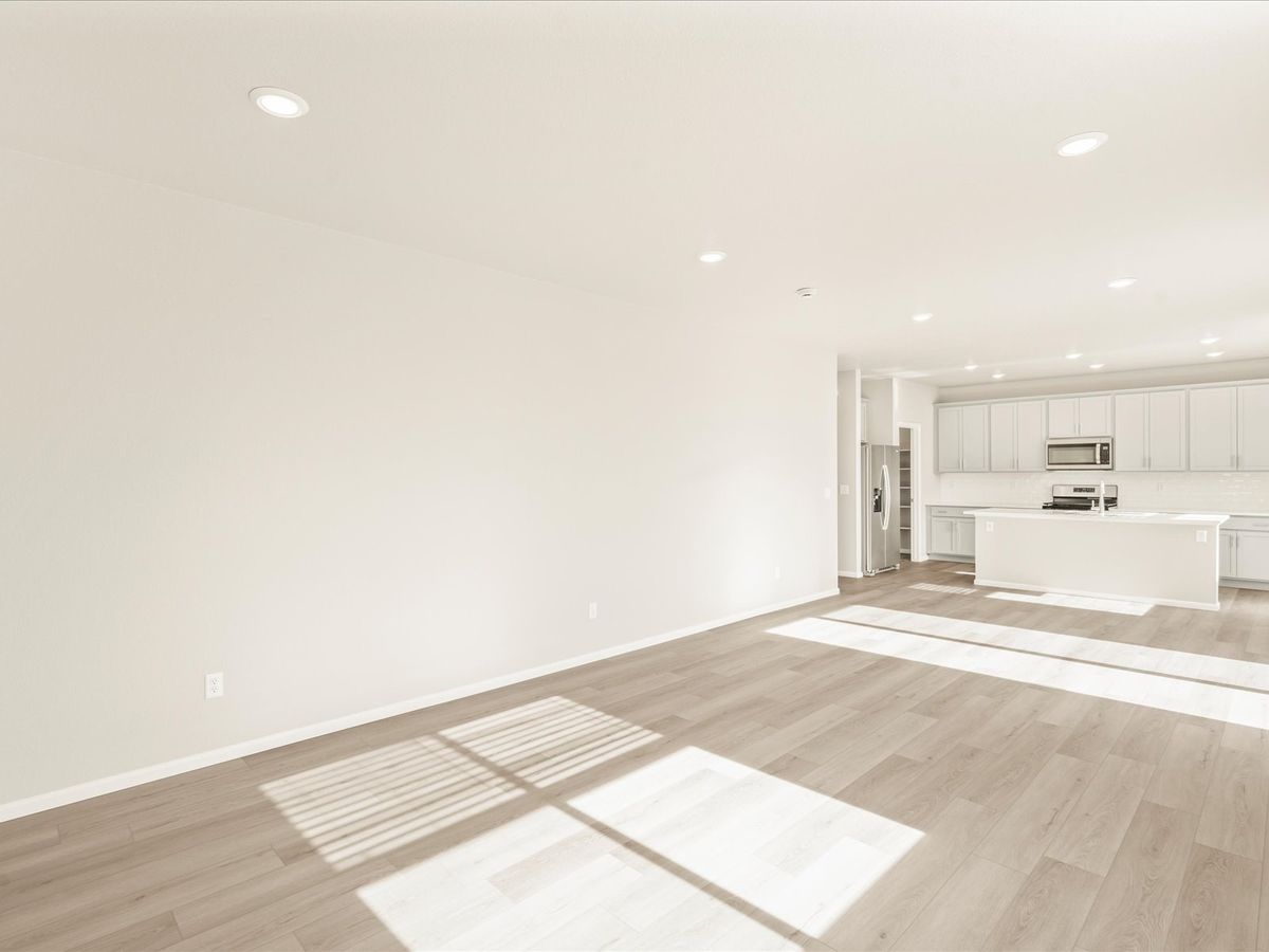 The Monarch floorplan interior image taken at a Meritage Homes community in Colorado Springs, CO.