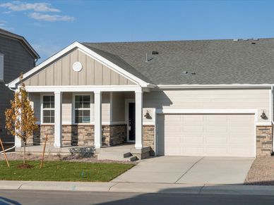 The Cherry Creek floorplan exterior image taken at a Meritage Homes community in Northern, CO.