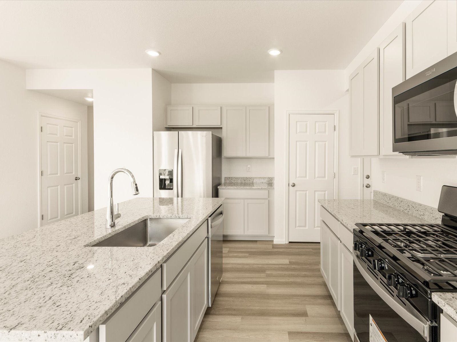 The Cottonwood floorplan interior image taken at a Meritage Homes community in Windsor, CO.
