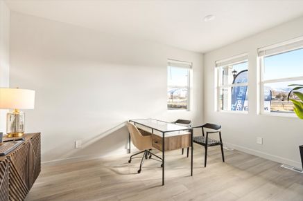 The Solitude floorplan interior image taken at a Meritage Homes Community in Tooele, UT.