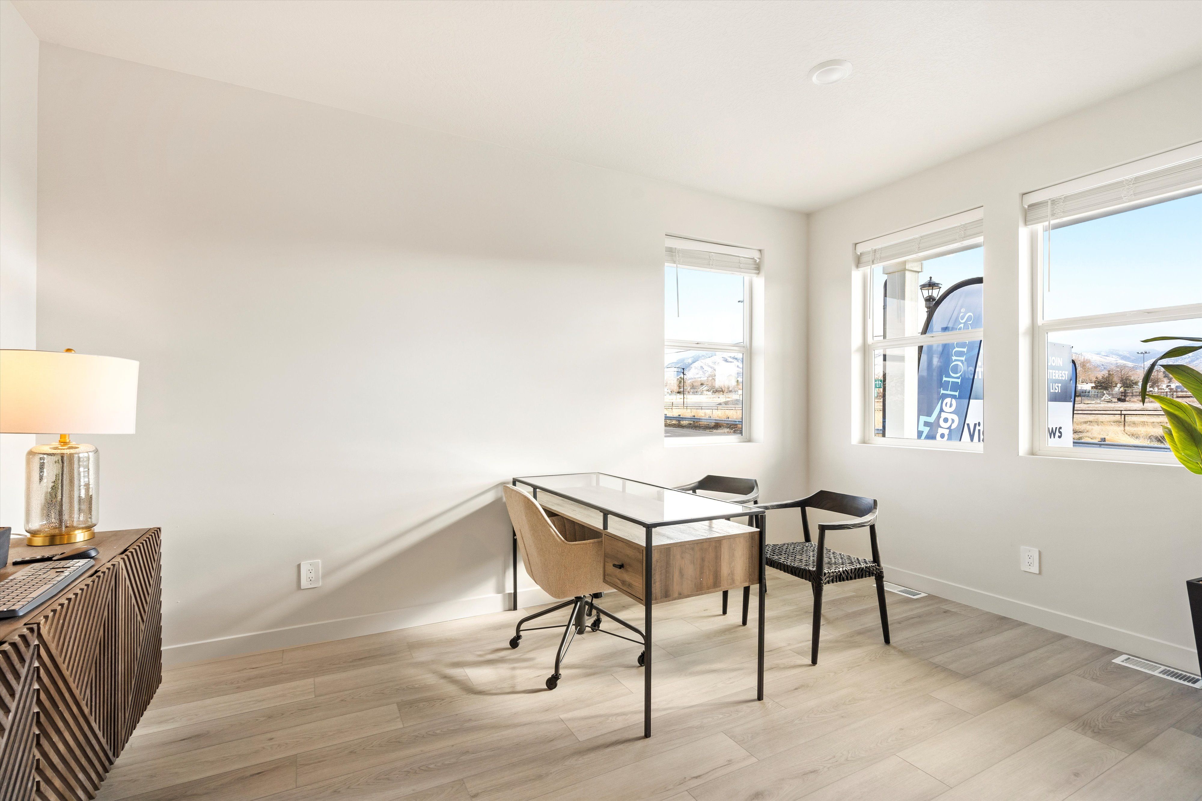 The Solitude floorplan interior image taken at a Meritage Homes Community in Tooele, UT.