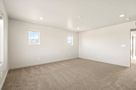 The Solitude floorplan interior image taken at a Meritage Homes Community in Tooele, UT.