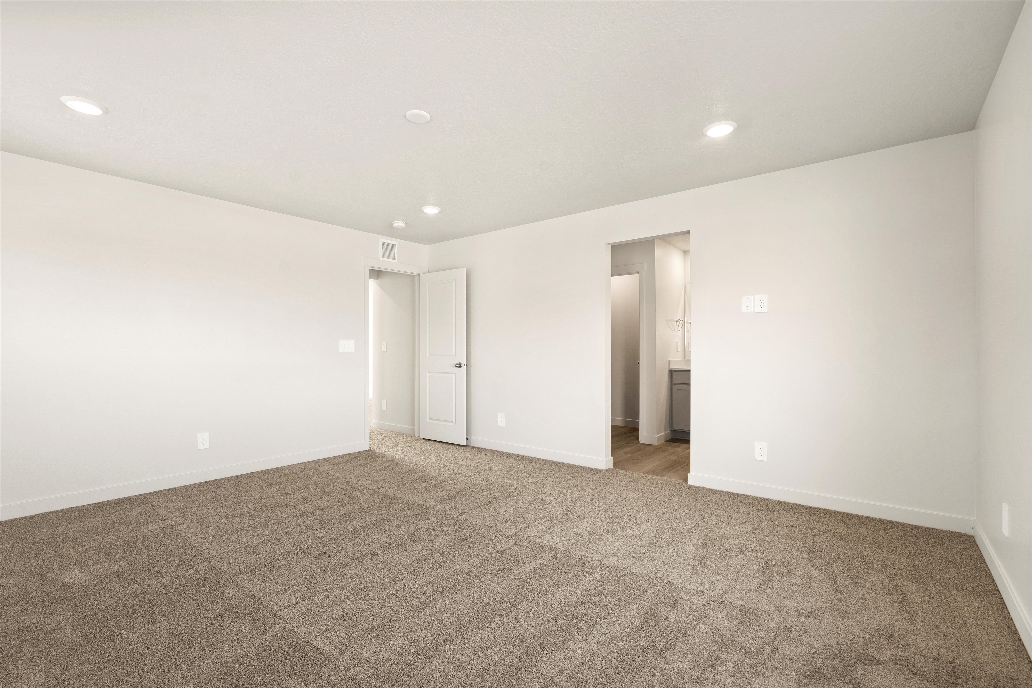 The Solitude floorplan interior image taken at a Meritage Homes Community in Tooele, UT.