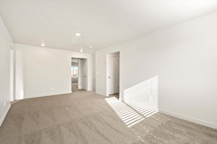 The Solitude floorplan interior image taken at a Meritage Homes Community in Tooele, UT.