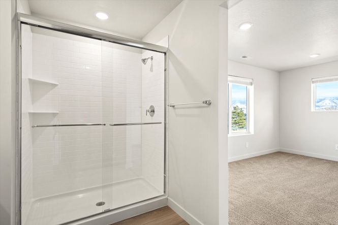 The Solitude floorplan interior image taken at a Meritage Homes Community in Tooele, UT.