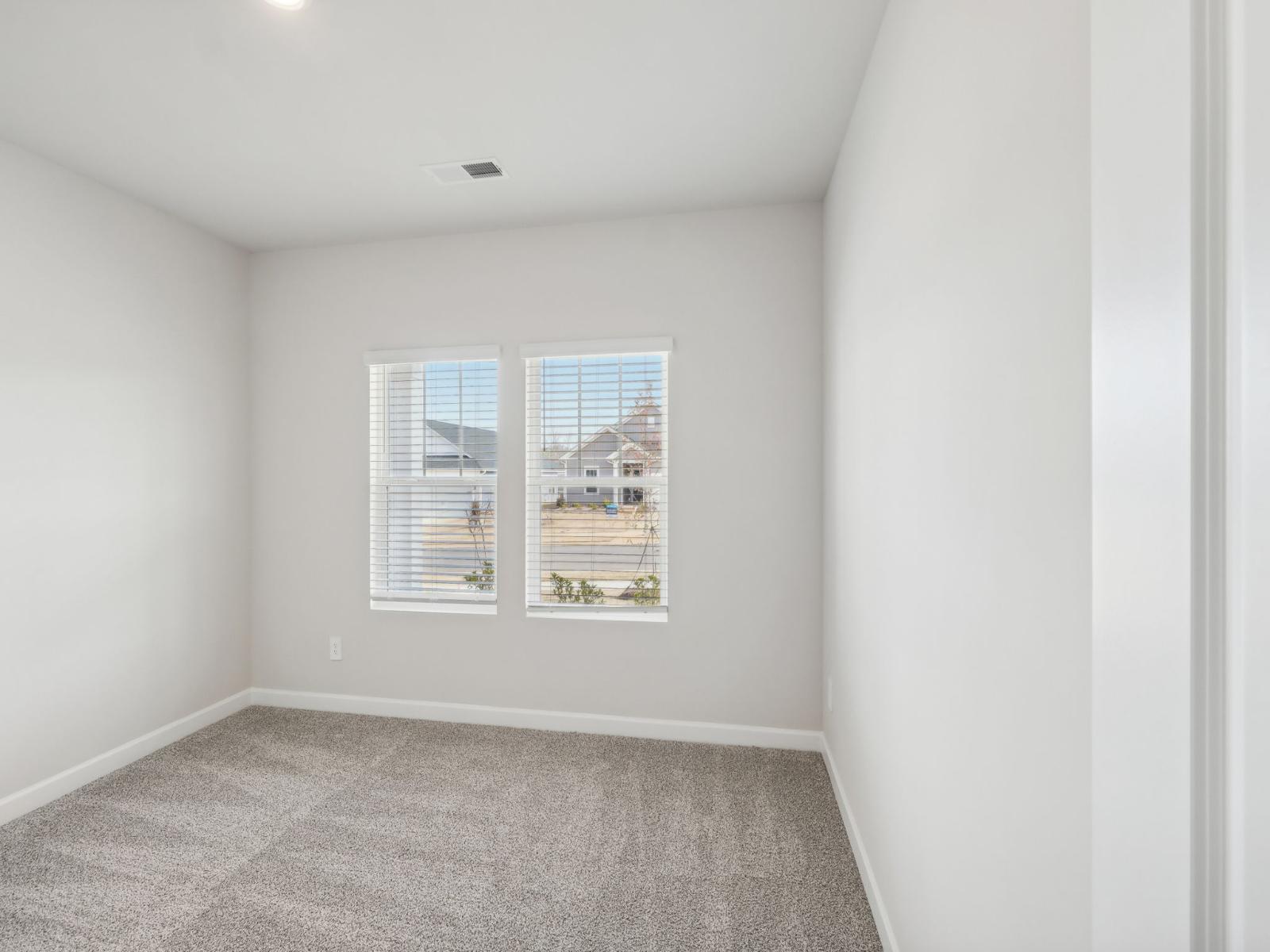 Turn your secondary bedroom into a welcoming guest space or home office.