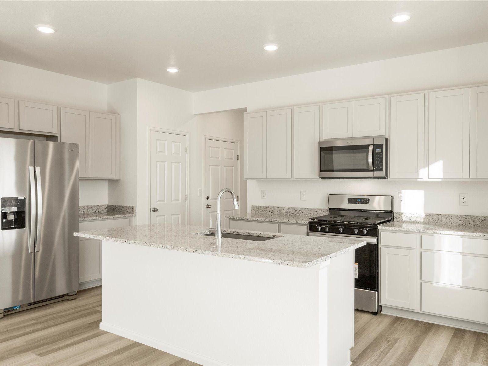 The Cottonwood floorplan interior image taken at a Meritage Homes community in Windsor, CO.