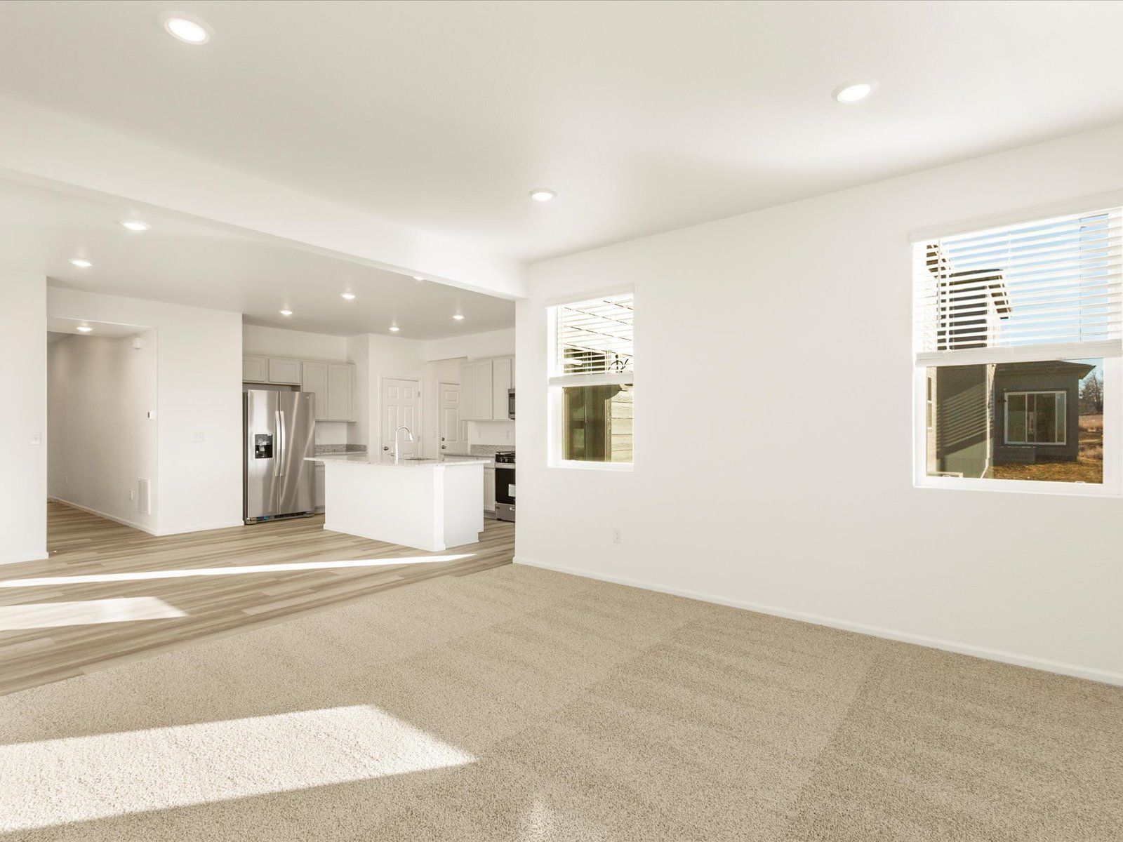 The Cottonwood floorplan interior image taken at a Meritage Homes community in Windsor, CO.