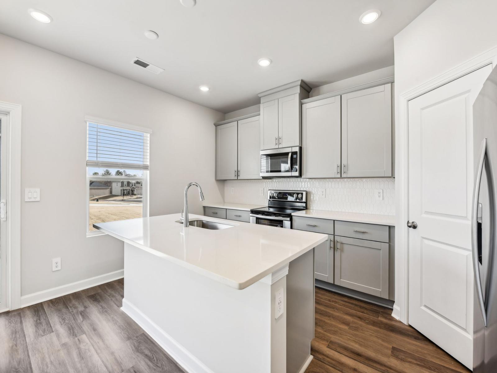 Cook your favorite meal in our modern kitchen.
