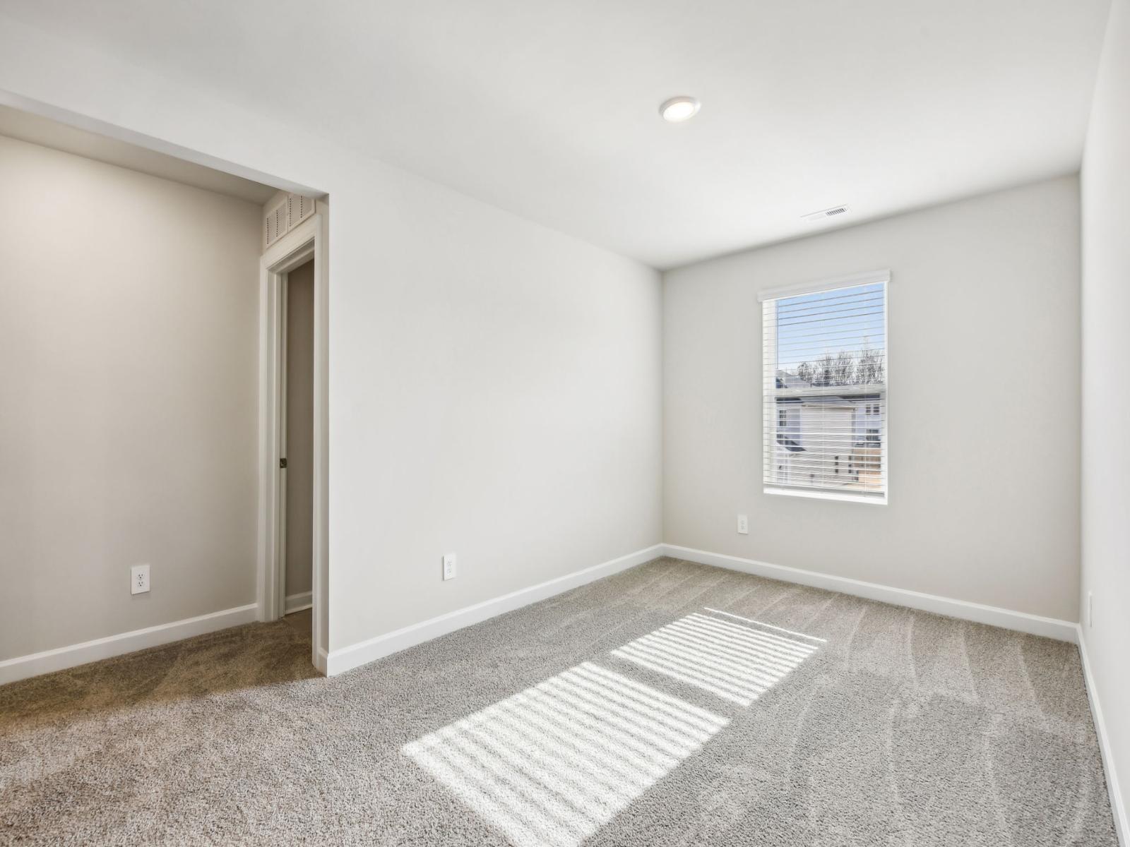 A secondary bedroom or loft for extra living space.