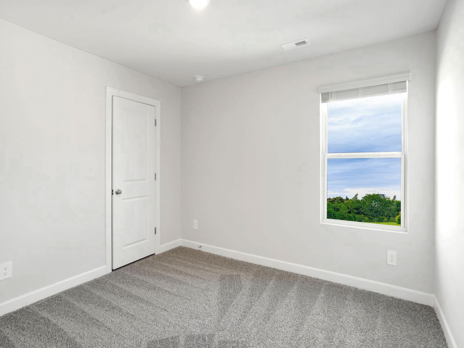 Turn your secondary bedroom into your private work-from-home office.