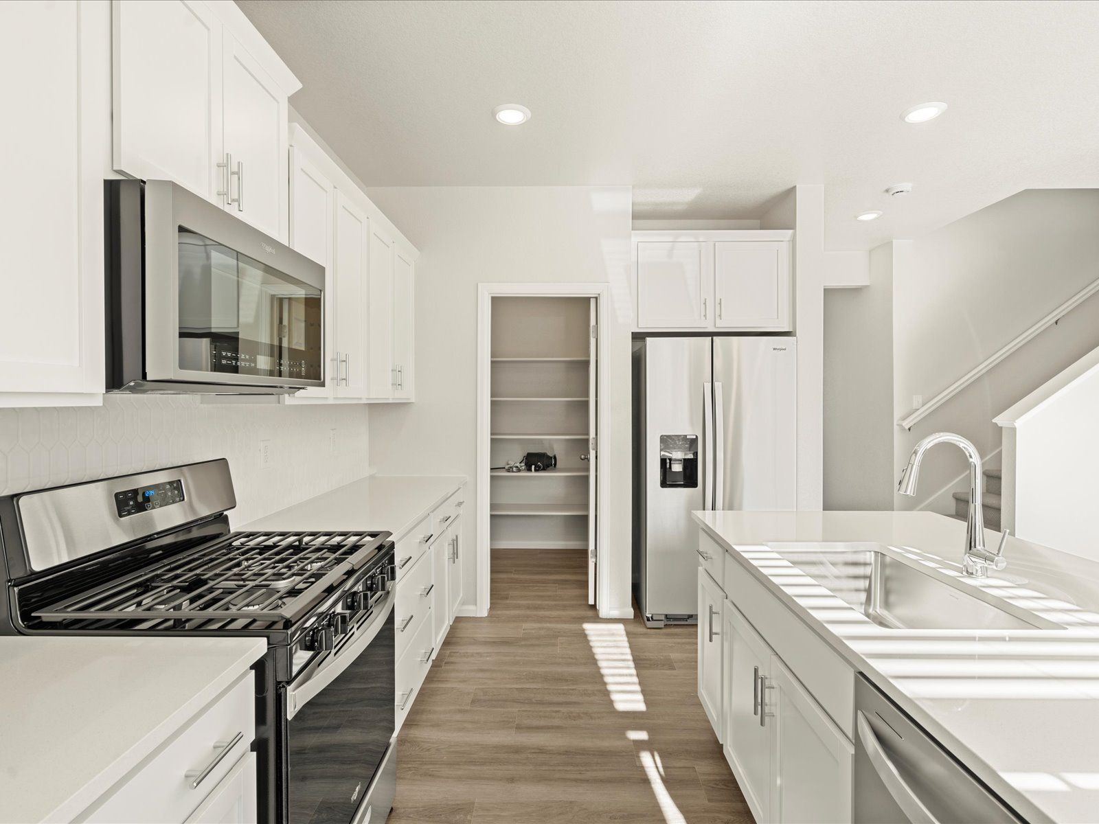 The Juniper floorplan interior image taken at a Meritage Homes community in Colorado Springs.