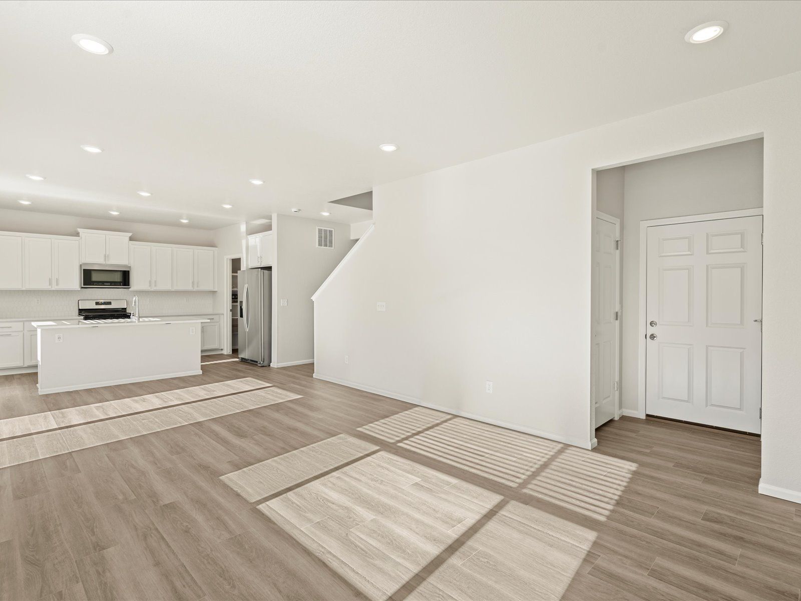 The Juniper floorplan interior image taken at a Meritage Homes community in Colorado Springs.