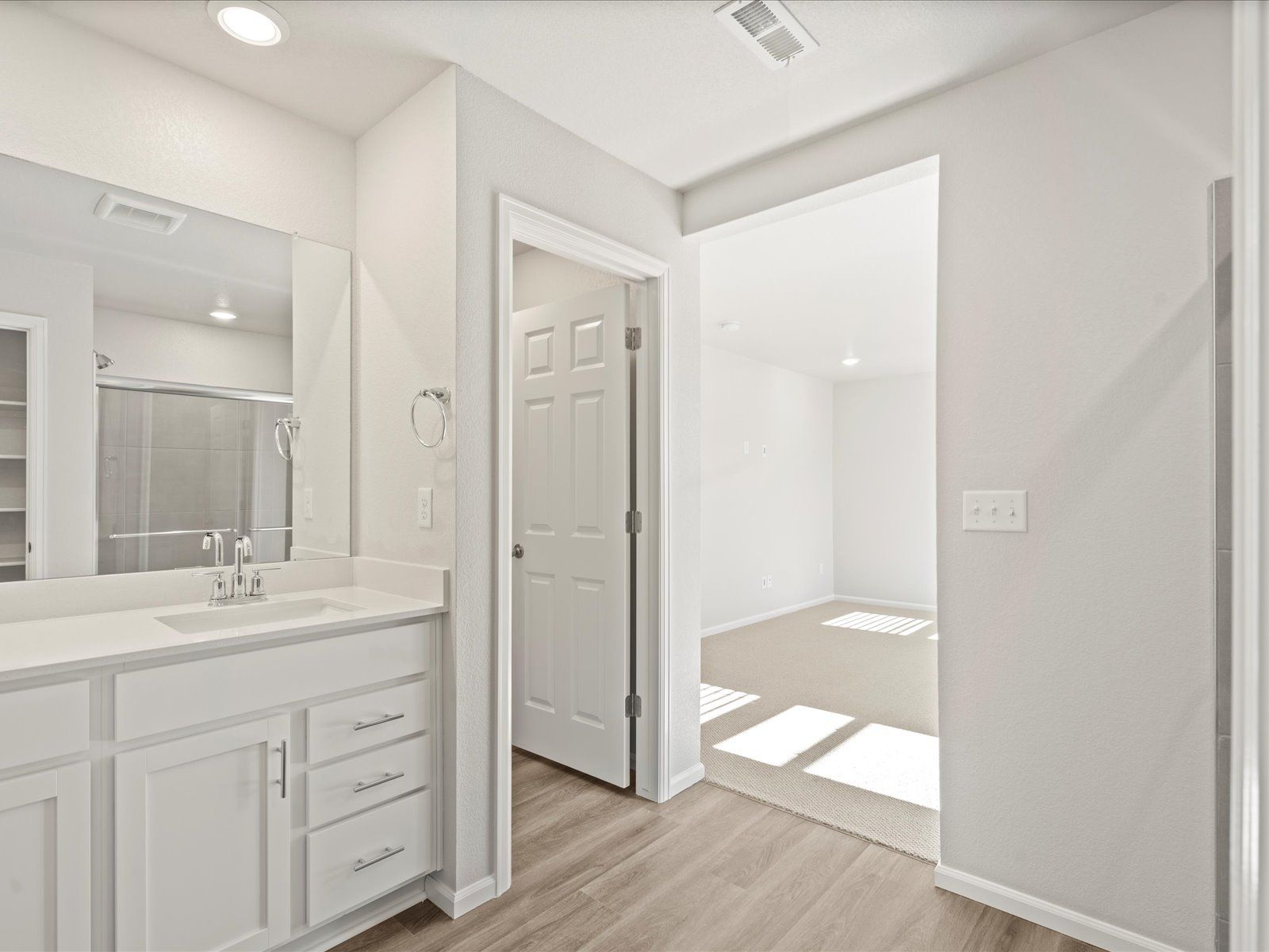 The Juniper floorplan interior image taken at a Meritage Homes community in Colorado Springs.