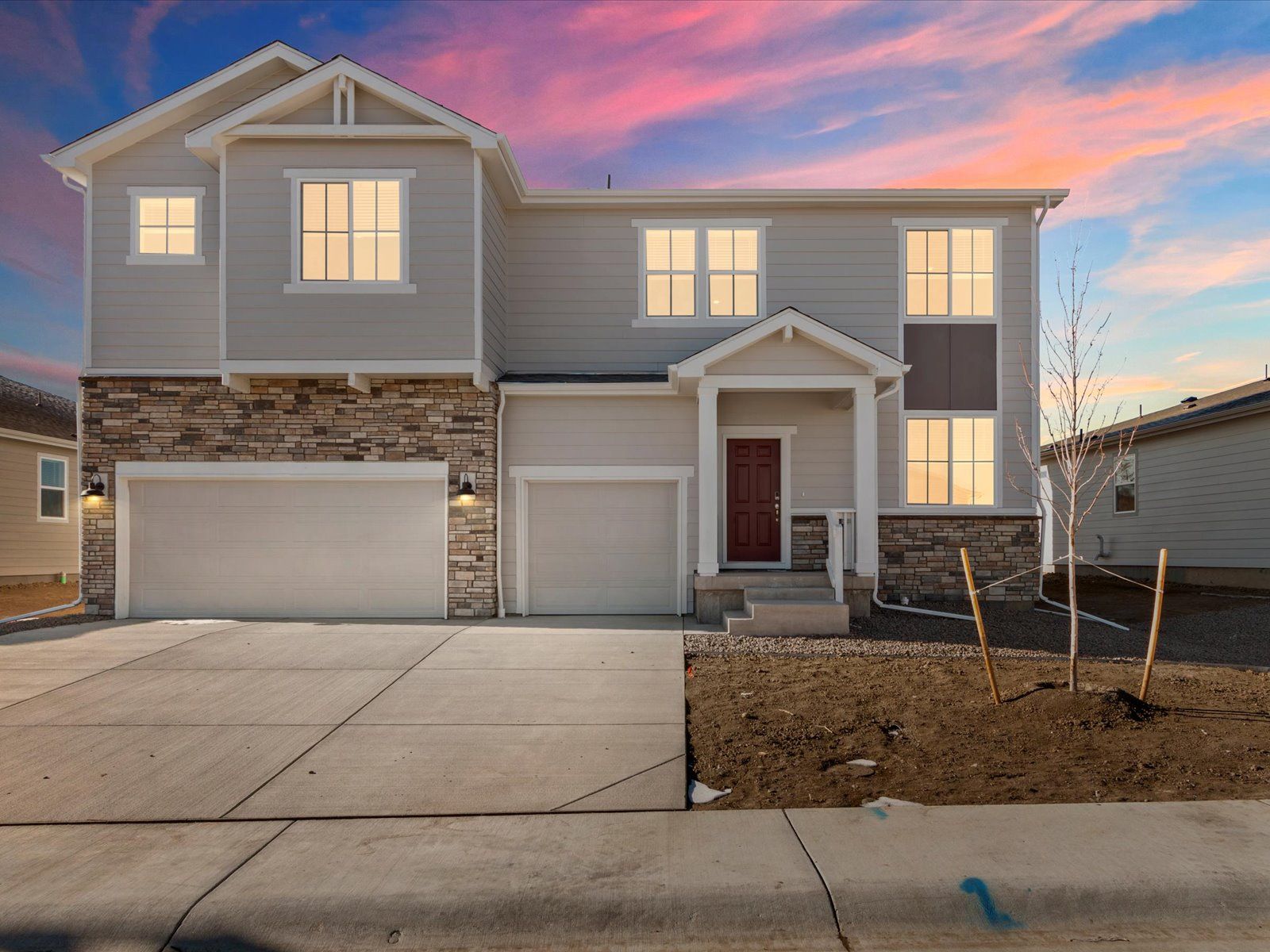 The Fraser - Poudre Heights: The Alpine Collection: Windsor, Colorado - Meritage Homes