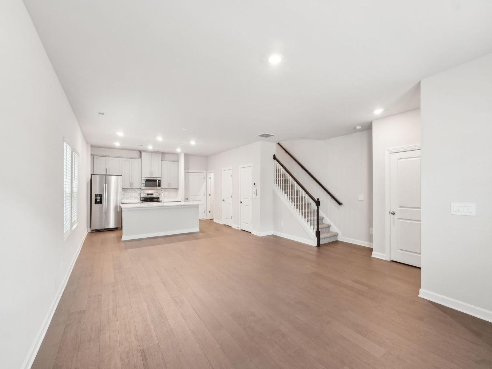 Our open-concept floorplan makes hosting much easier.