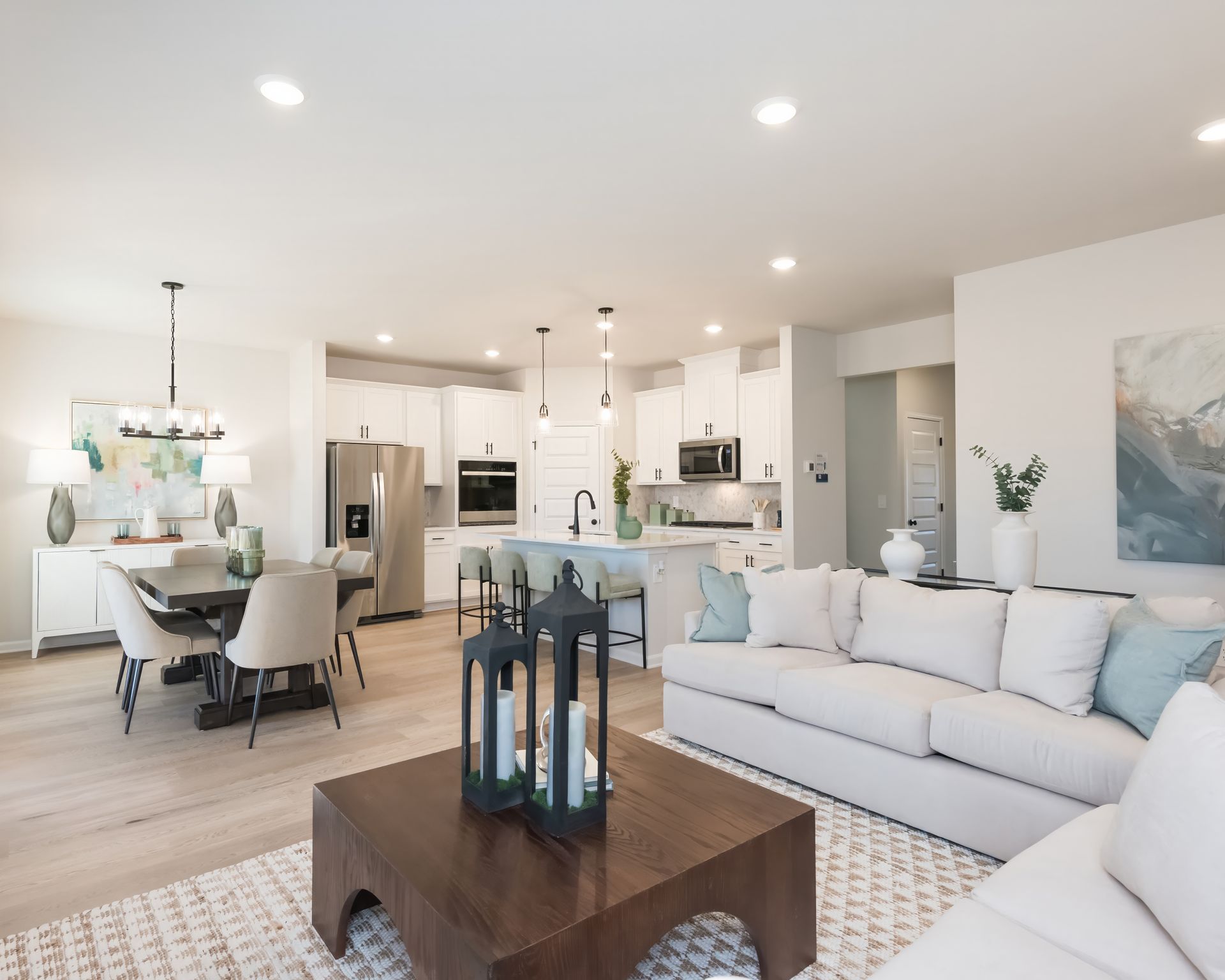 The Chatham floorplan with the Divine Harbor interior package.