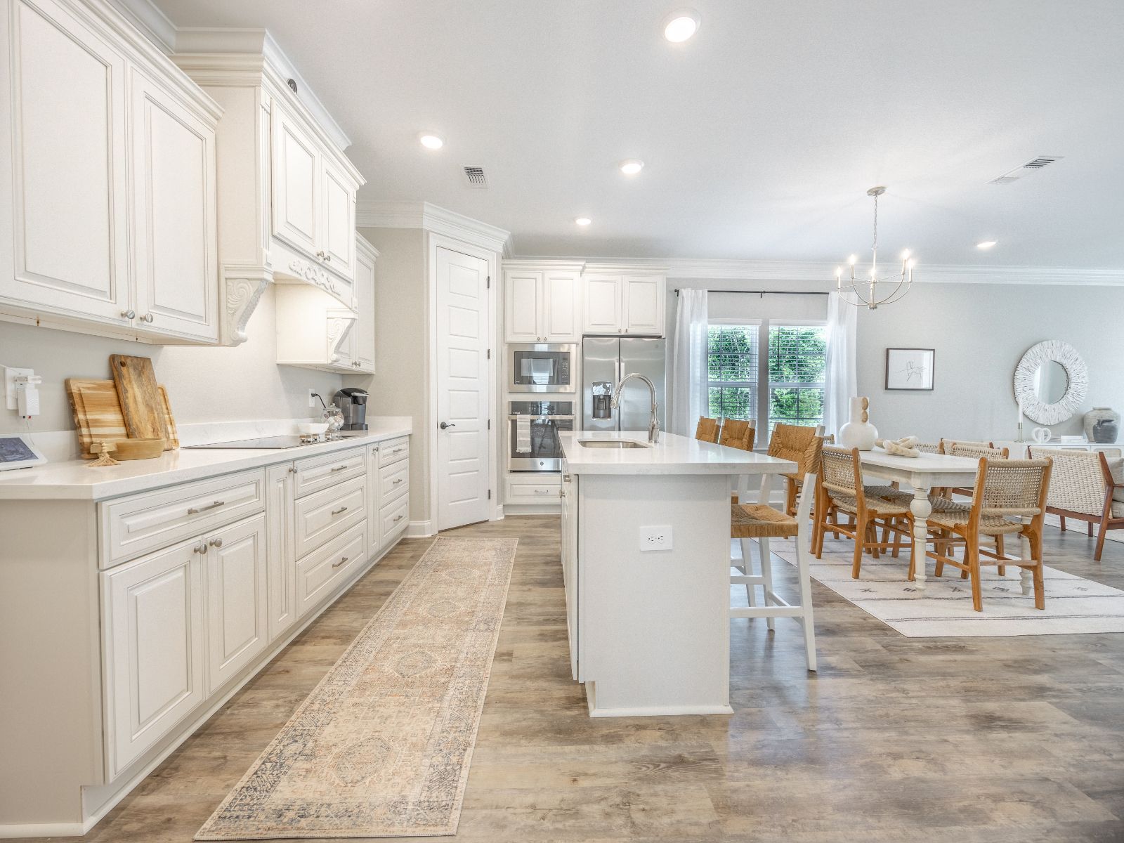 Kitchen in the Decatur floorplan at a Meritage Homes community in Gulfport, MS.