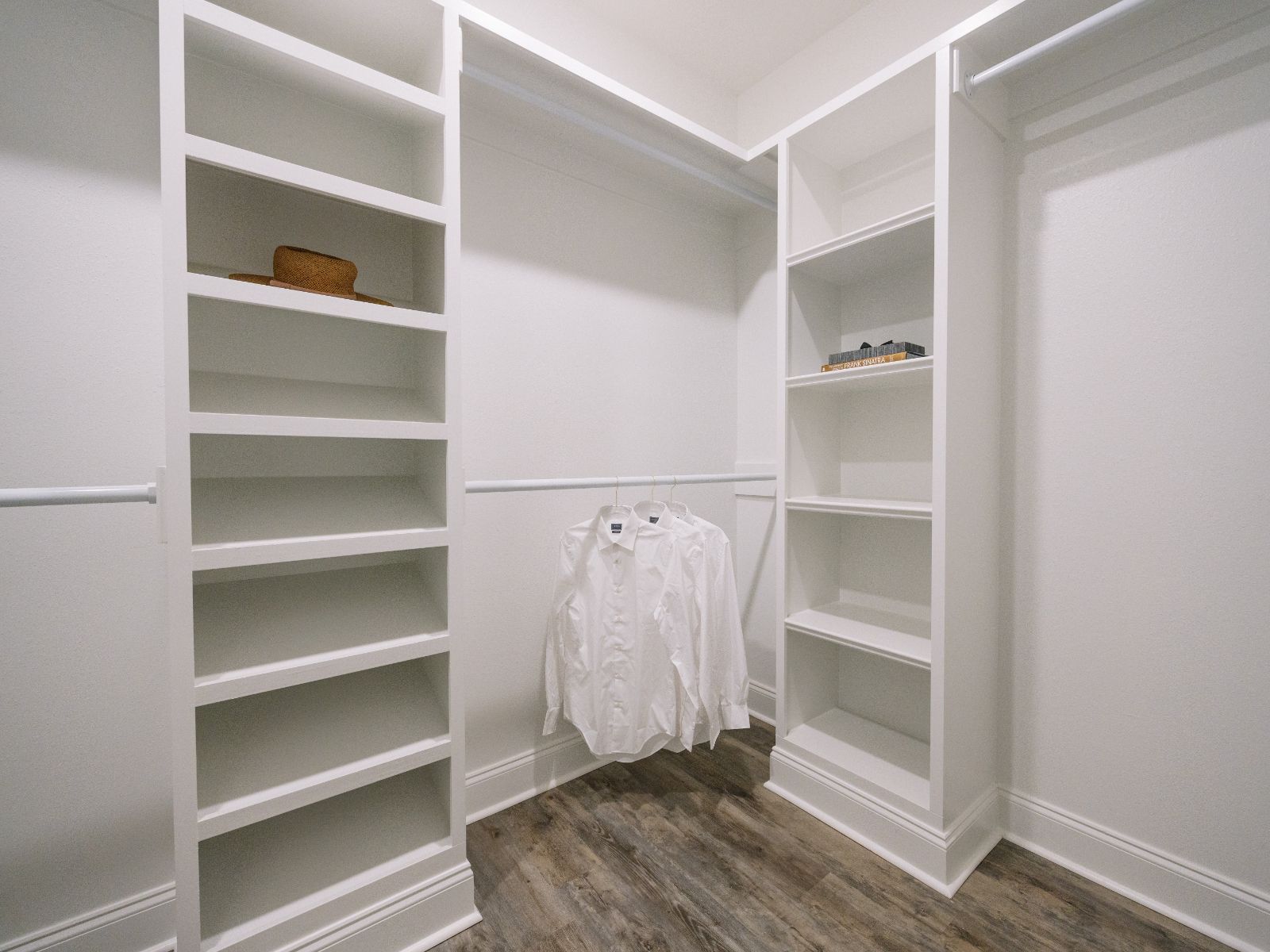 Primary closet in the Decatur floorplan at a Meritage Homes community in Gulfport, MS.