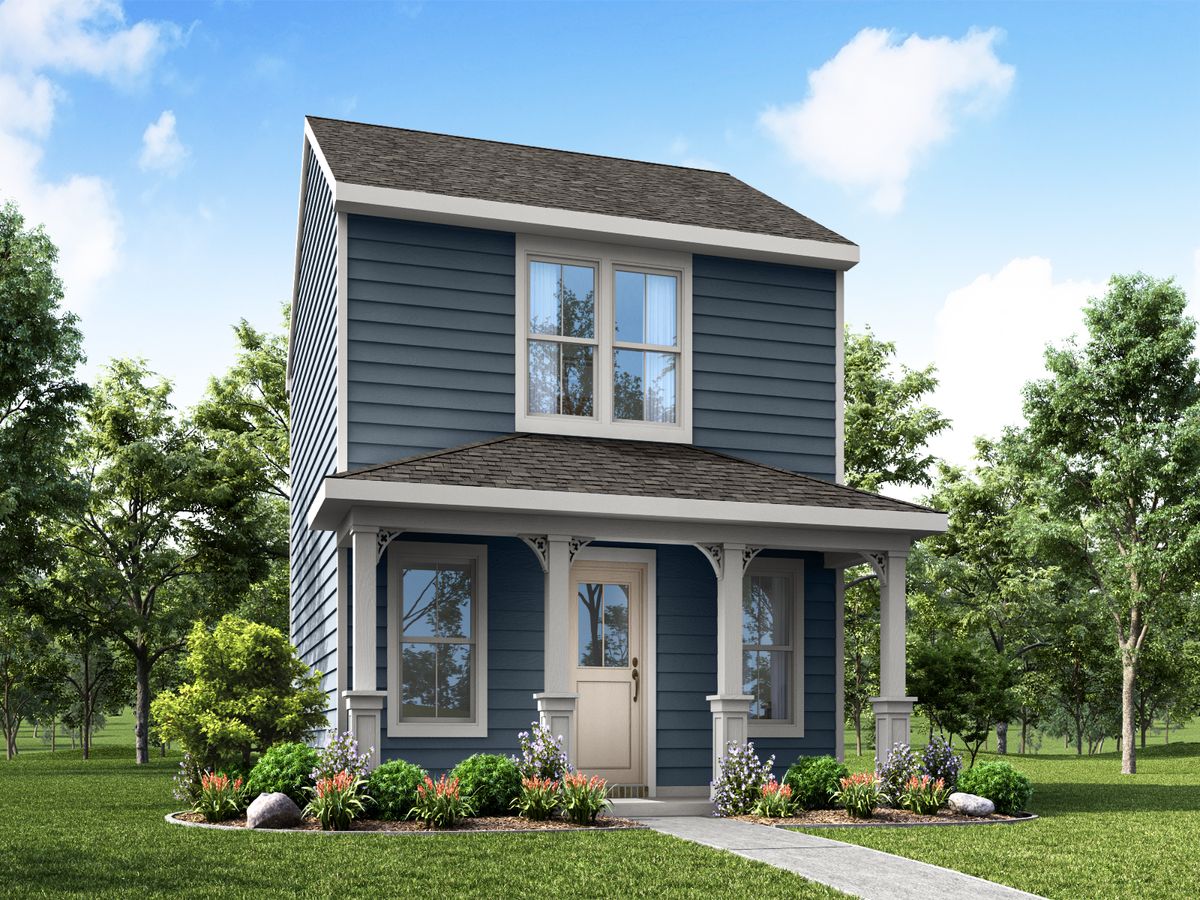 Parker front exterior rendering at a Meritage Homes community in Gulfport, MS.