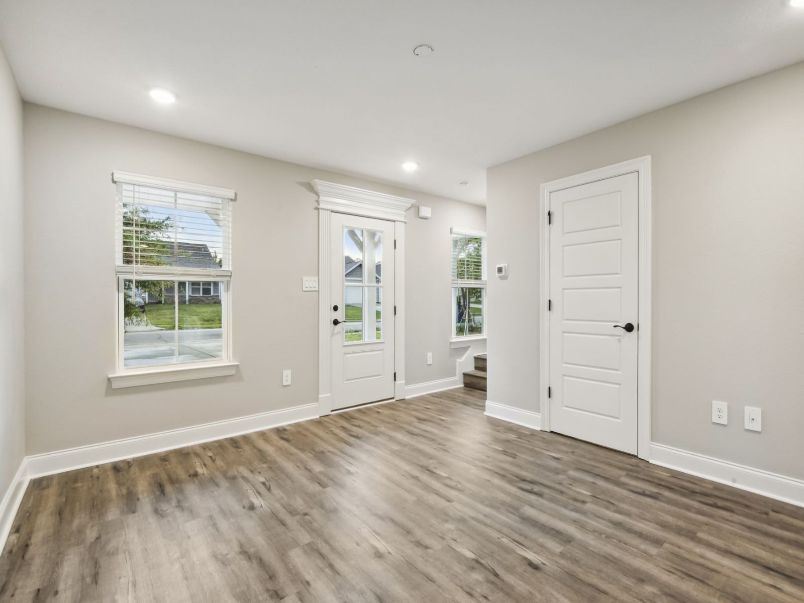 Great room in the Parker floorplan at a Meritage Homes community in Gulfport, MS.