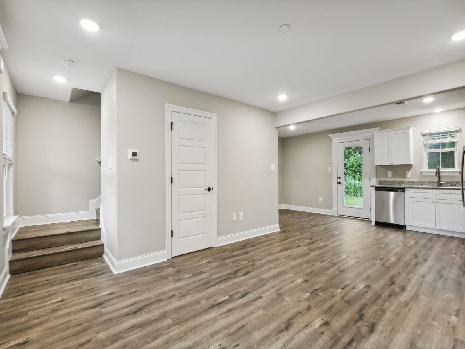 Great room in the Parker floorplan at a Meritage Homes community in Gulfport, MS.