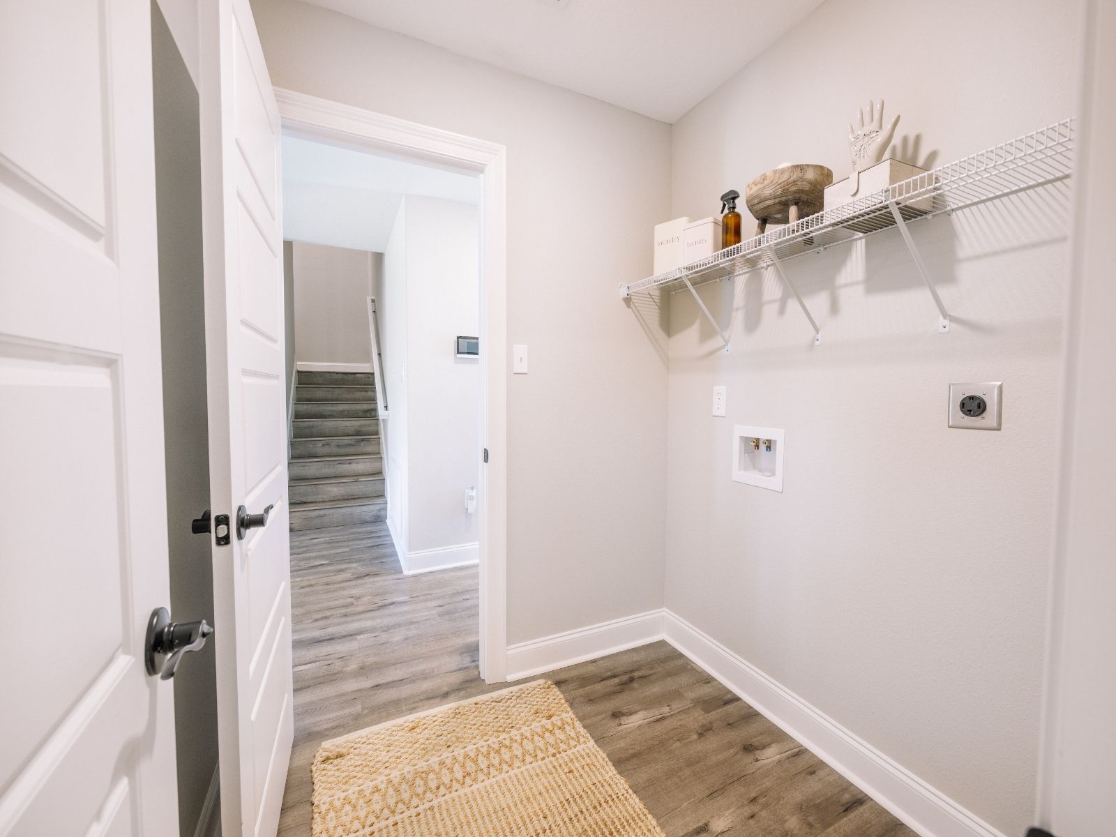 Utility room in the Kai floorplan at a Meritage Homes community in Gulfport, MS.