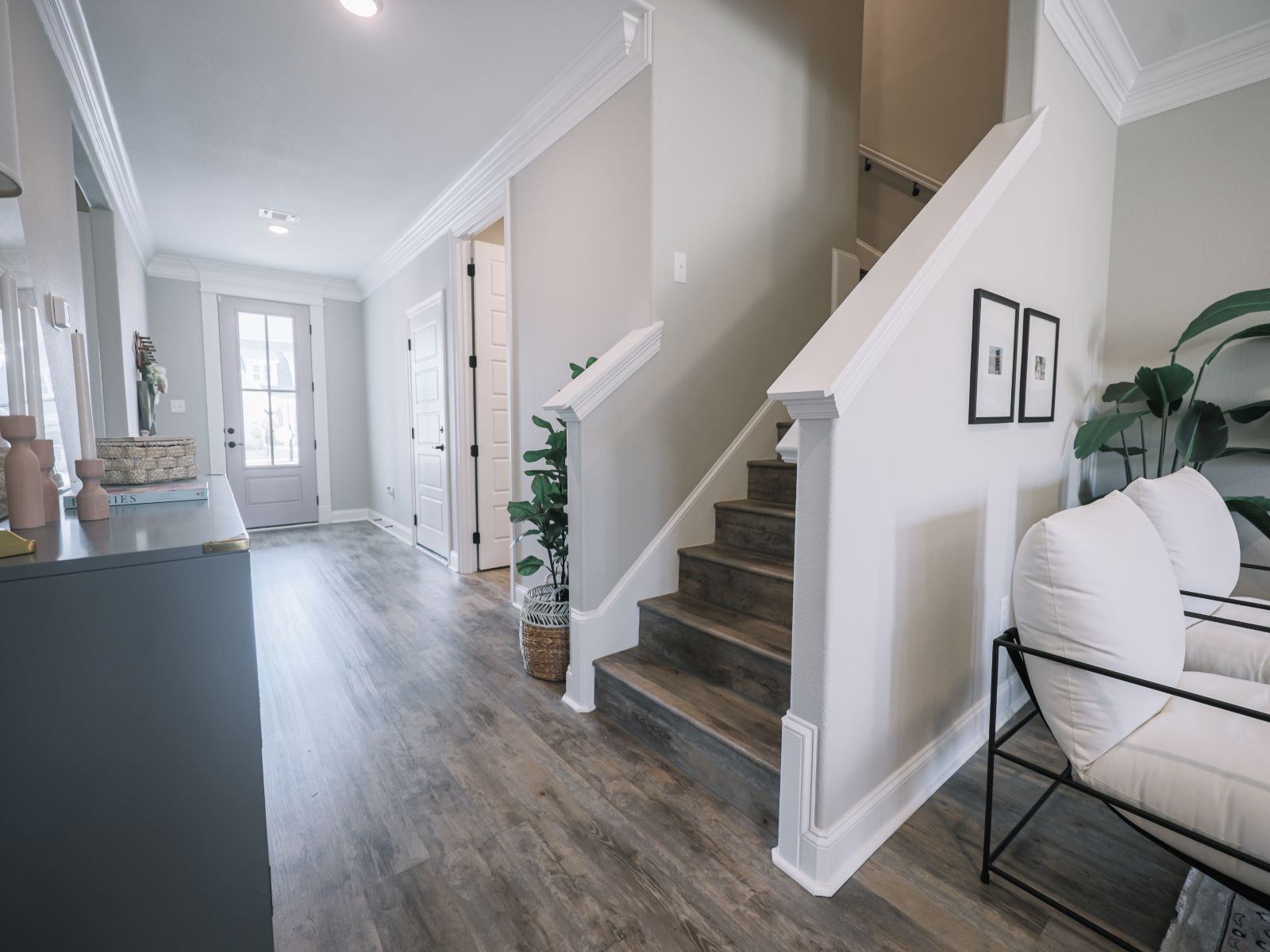 Main entry in the Coral floorplan at a Meritage Homes community in Gulfport, MS.