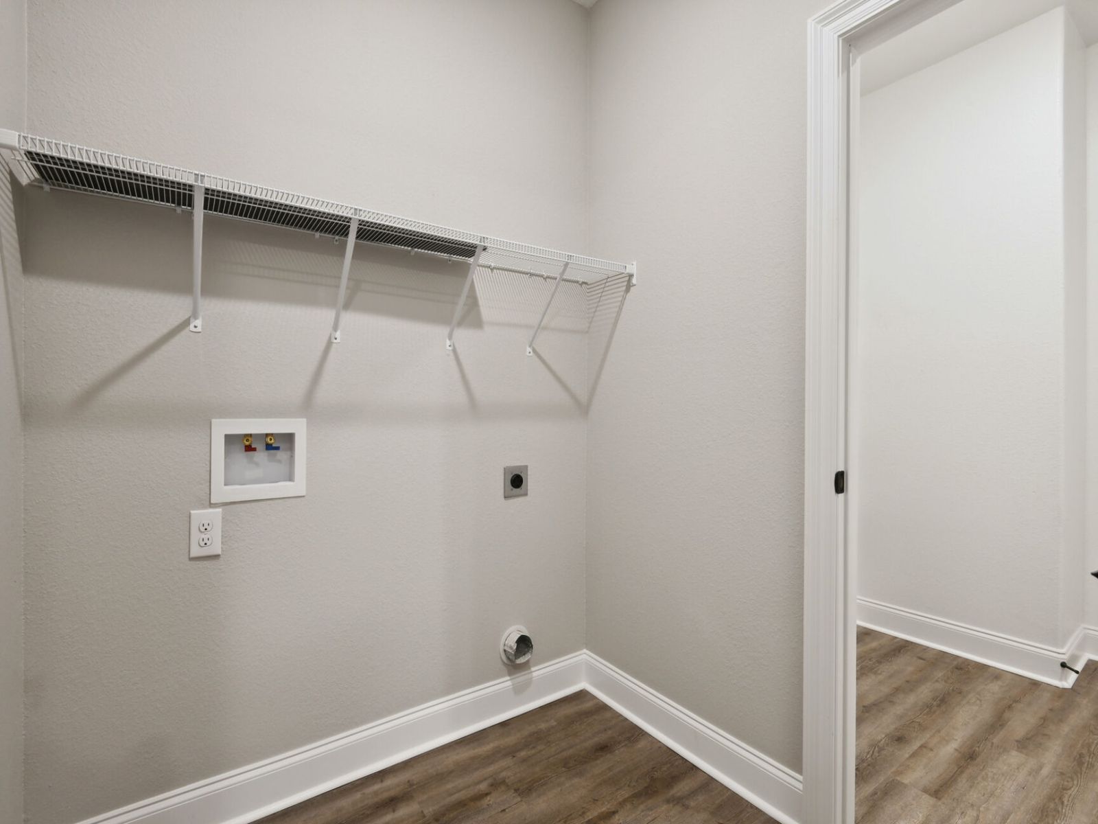 Utility room in the Brooks floorplan at a Meritage Homes community in Gulfport, MS.