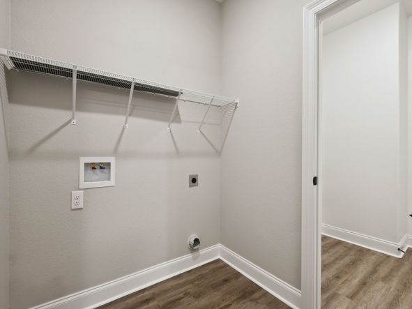 Utility room in the Brooks floorplan at a Meritage Homes community in Gulfport, MS.
