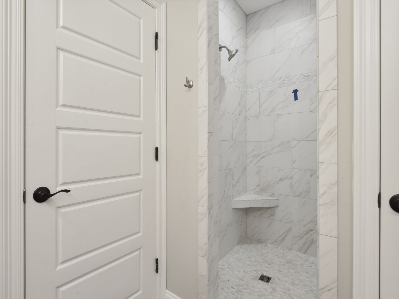 Primary bathroom in the Sandpiper floorplan at a Meritage Homes community in Gulfport, MS.