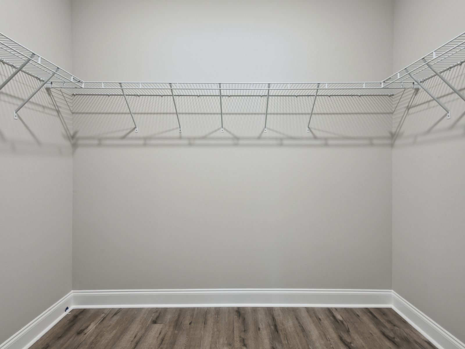 Primary closet in the Sandpiper floorplan at a Meritage Homes community in Gulfport, MS.