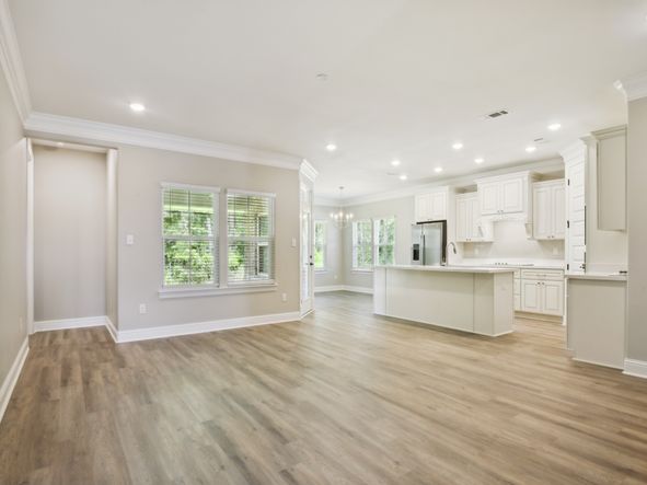 Great room in the Jules floorplan at a Meritage Homes community in Gulfport, MS.