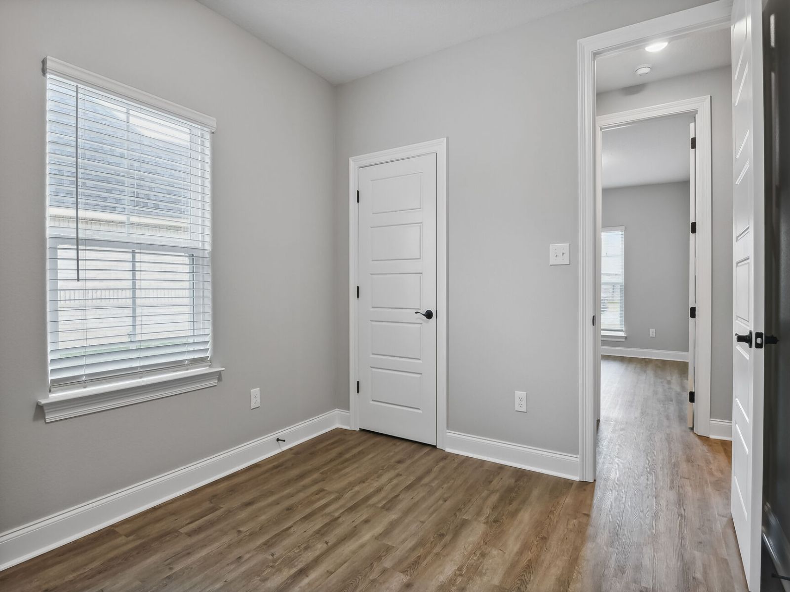 Secondary bedroom in the Taylor floorplan at a Meritage Homes community in Gulfport, MS.