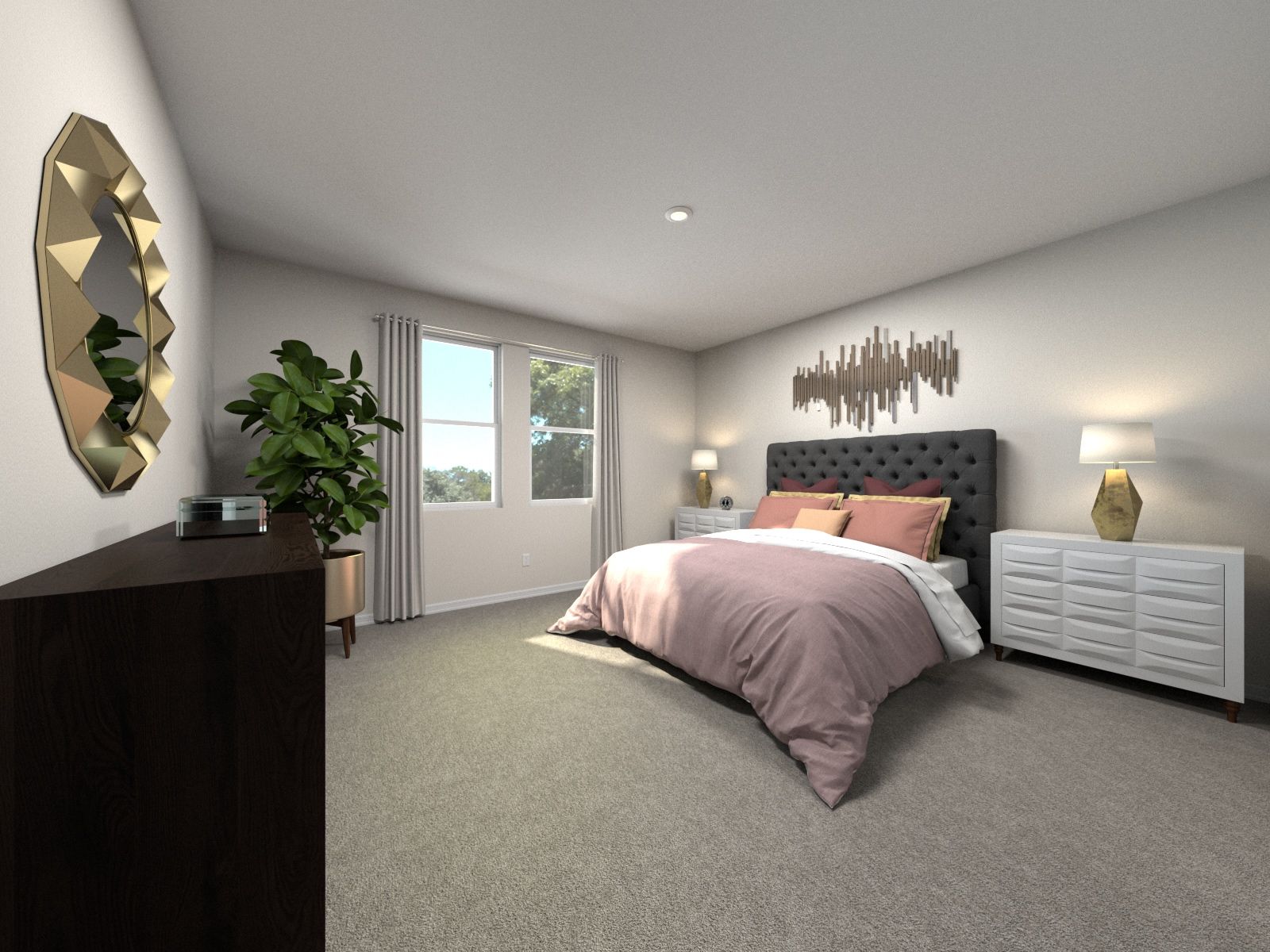 Rendering of Marigold Primary Bedroom