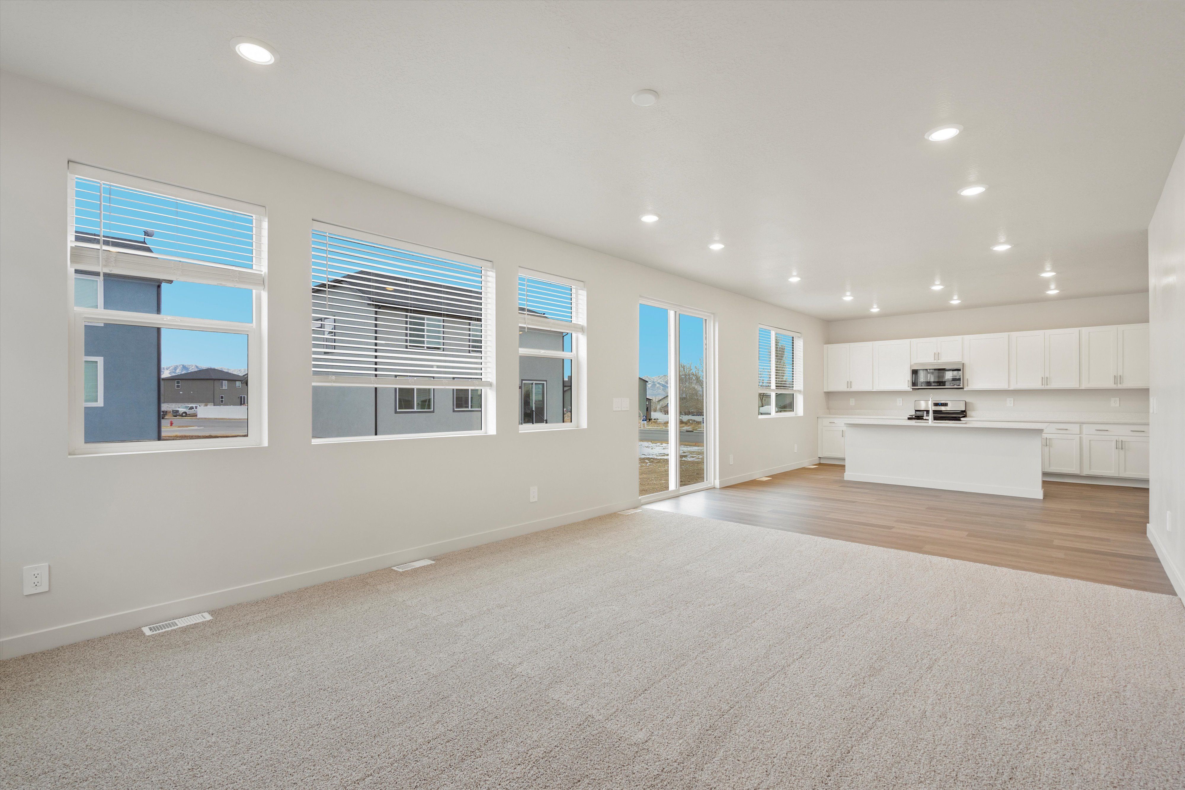 The Pine floorplan interior image taken at a Meritage Homes Community in Tooele, UT.
