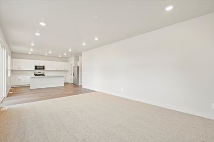 The Pine floorplan interior image taken at a Meritage Homes Community in Tooele, UT.